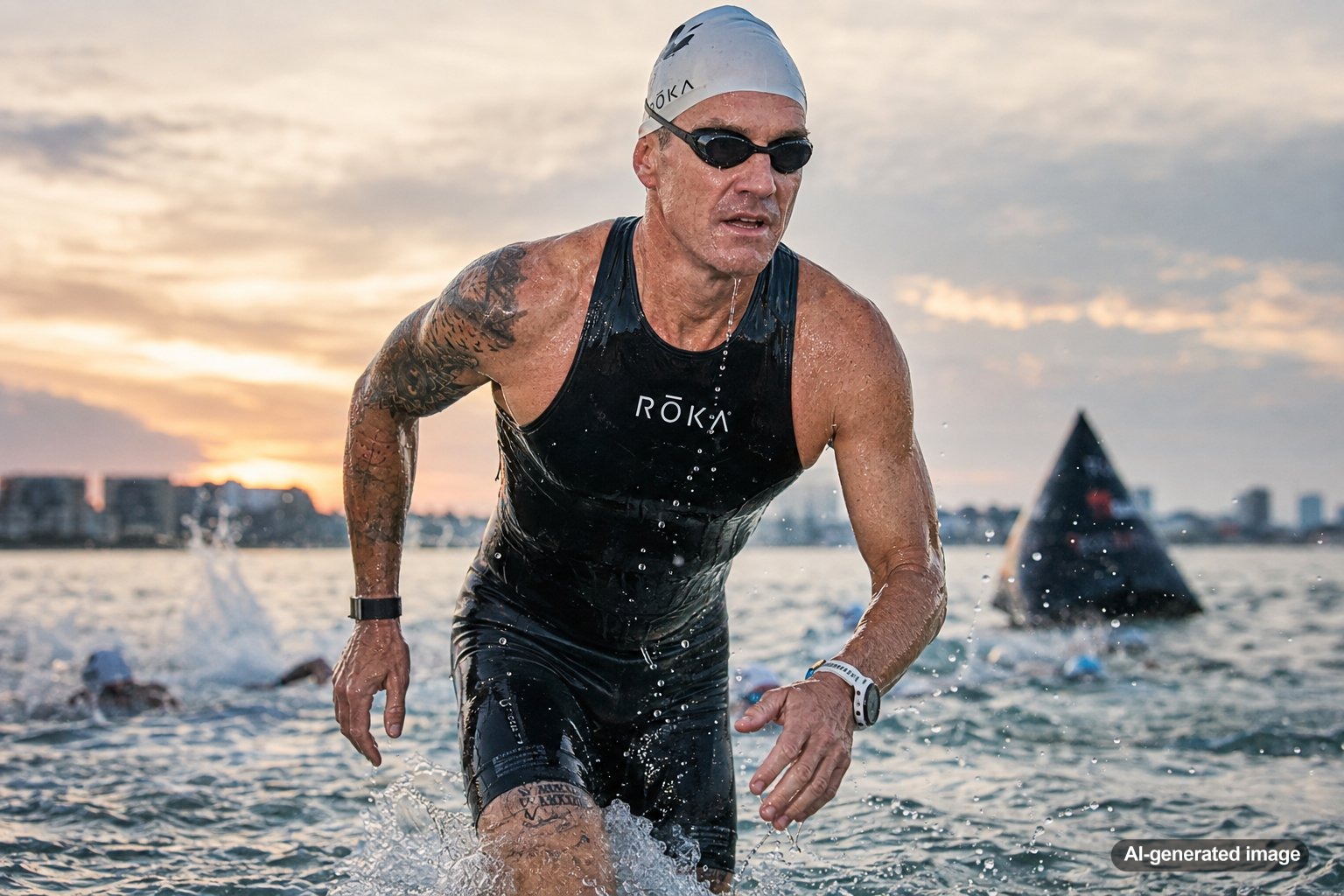 How The Open-Water Swim Sets The Tone For Race Day